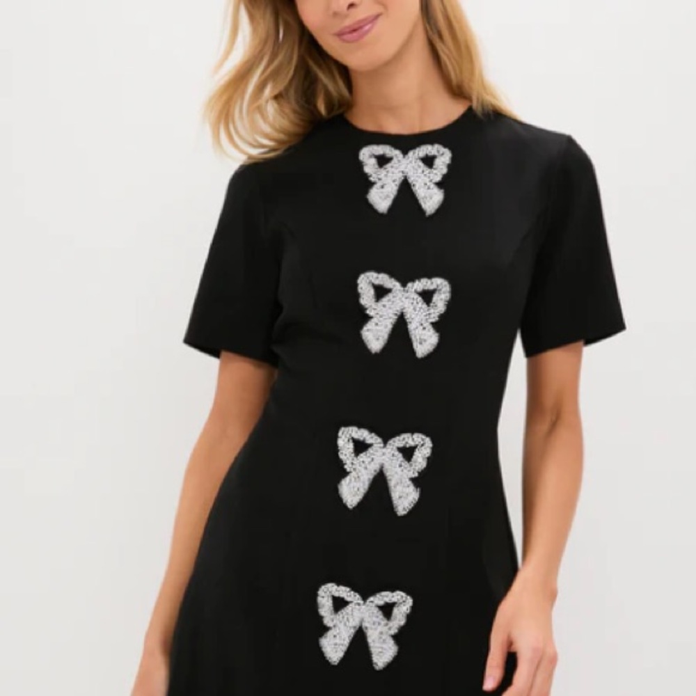 NWT Tuckernuck Hyacinth House Beaded Bows Bernadette Mini Dress